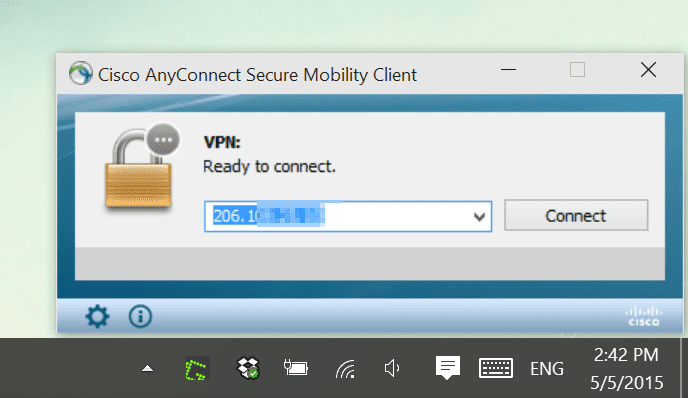 cisco anyconnect vpn secure mobility client
